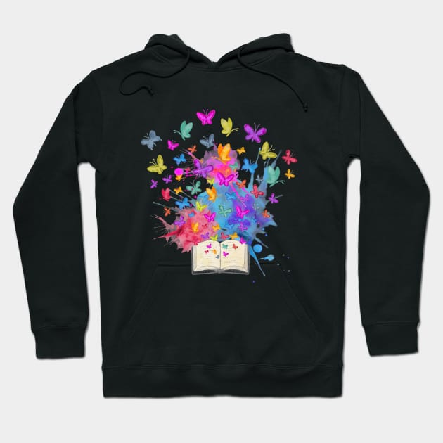 Butterflies explosion Hoodie by Warp9